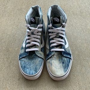 Denim sk8-hi Vans men’s size 12